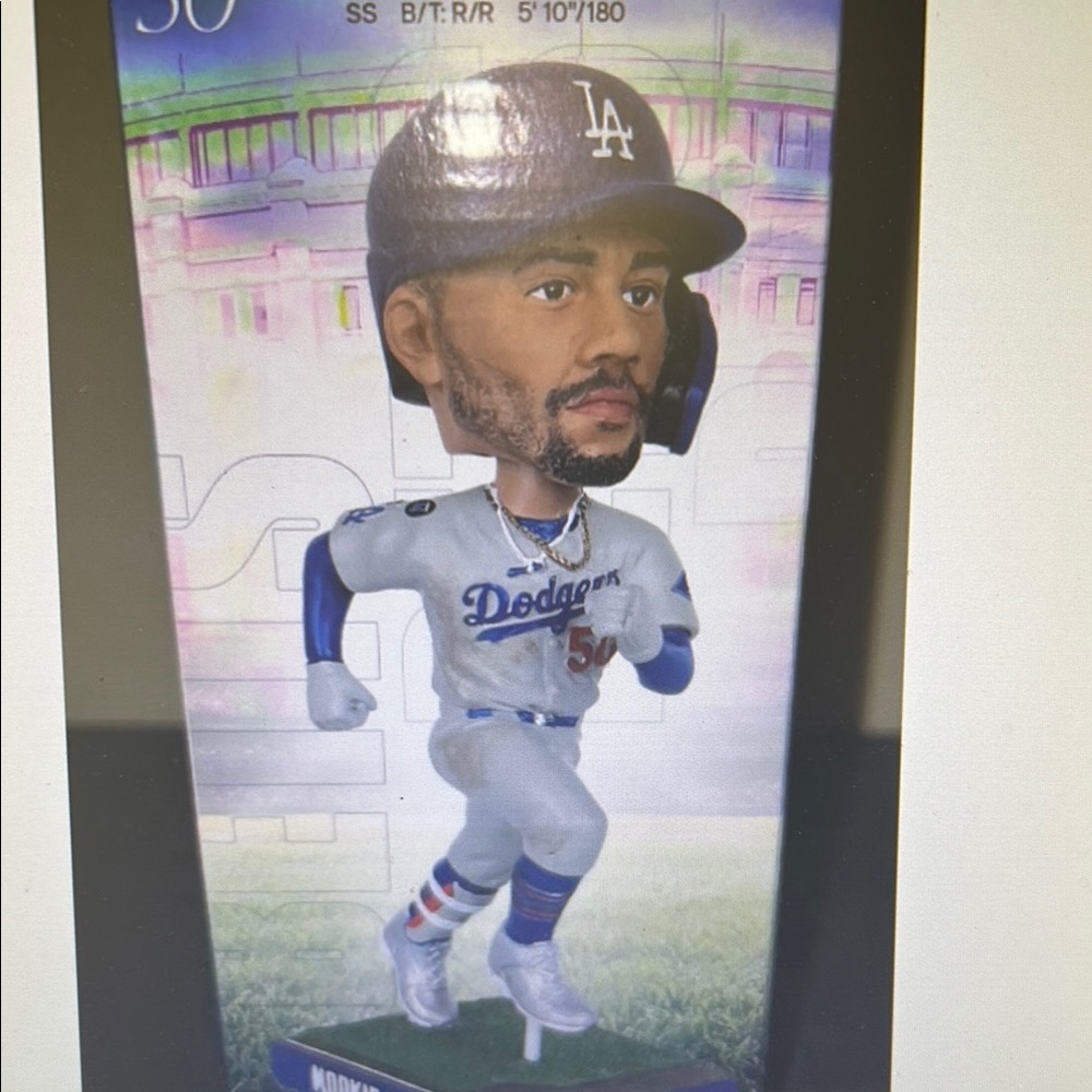 MLB Dodgers Bobblehead Blue and White Collectible 2025 5-13-25